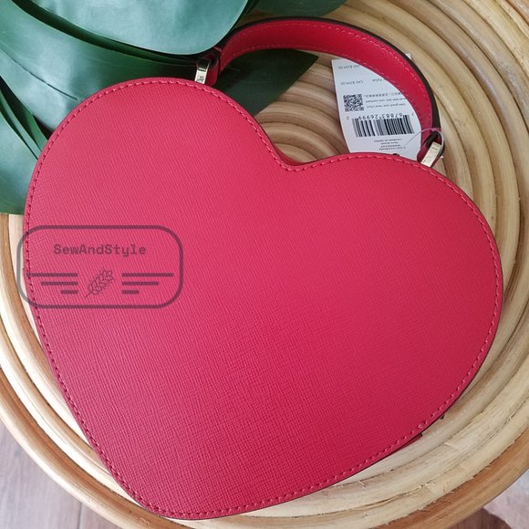 Kate Spade NWT New York Crossbody Red Love Shack Heart Purse Valentine - Picture 15 of 15